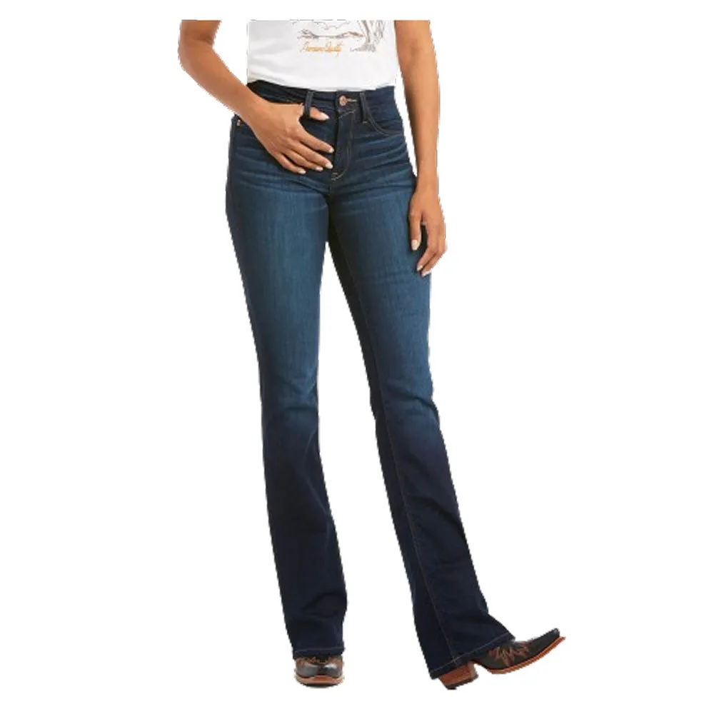 10036813 Ariat Women's High Rise Boot Cut Ballary Jean - Pennsylvania