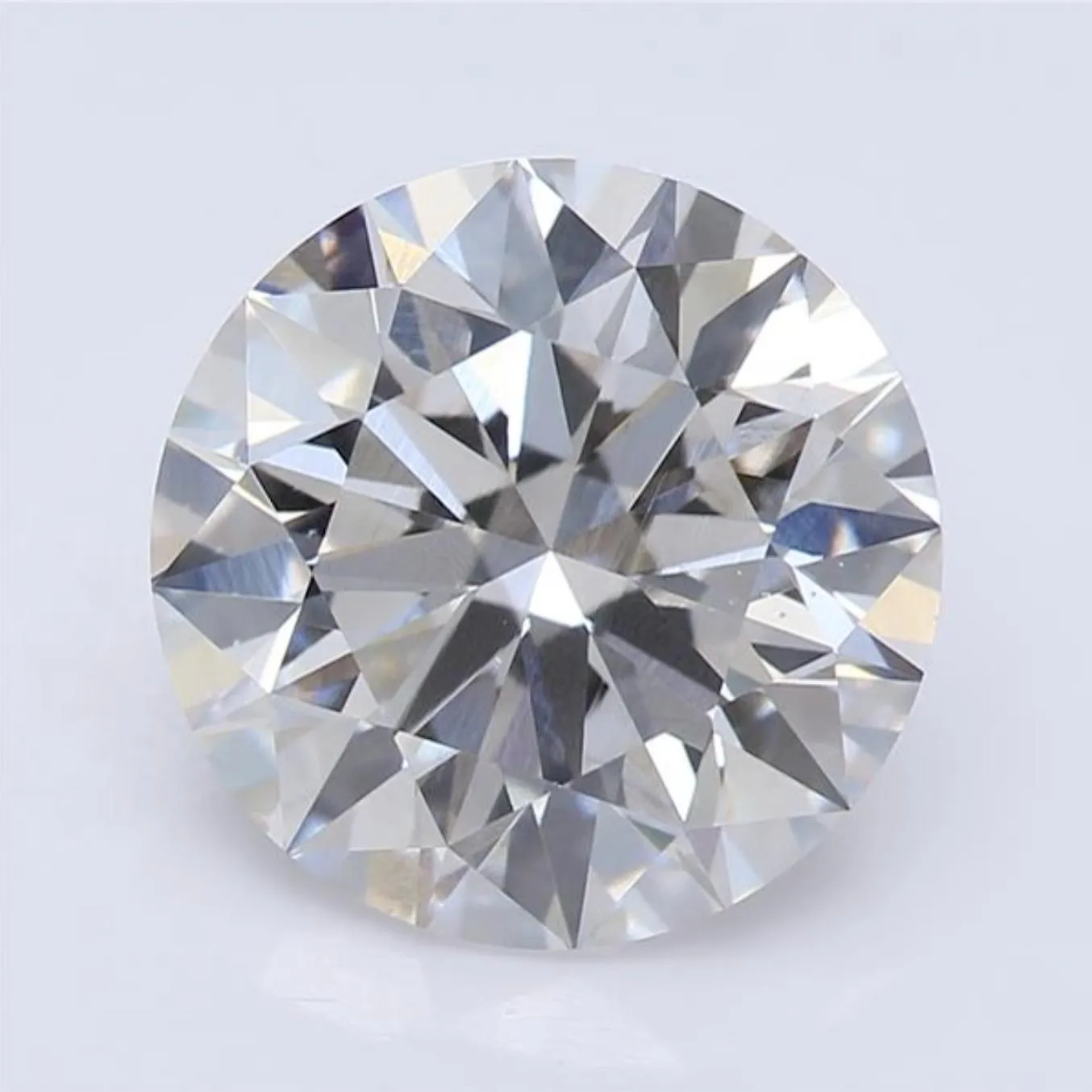 3.14 Carat, Round Cut, H Color, VS2 Clarity Loose Lab Grown Diamond CVD