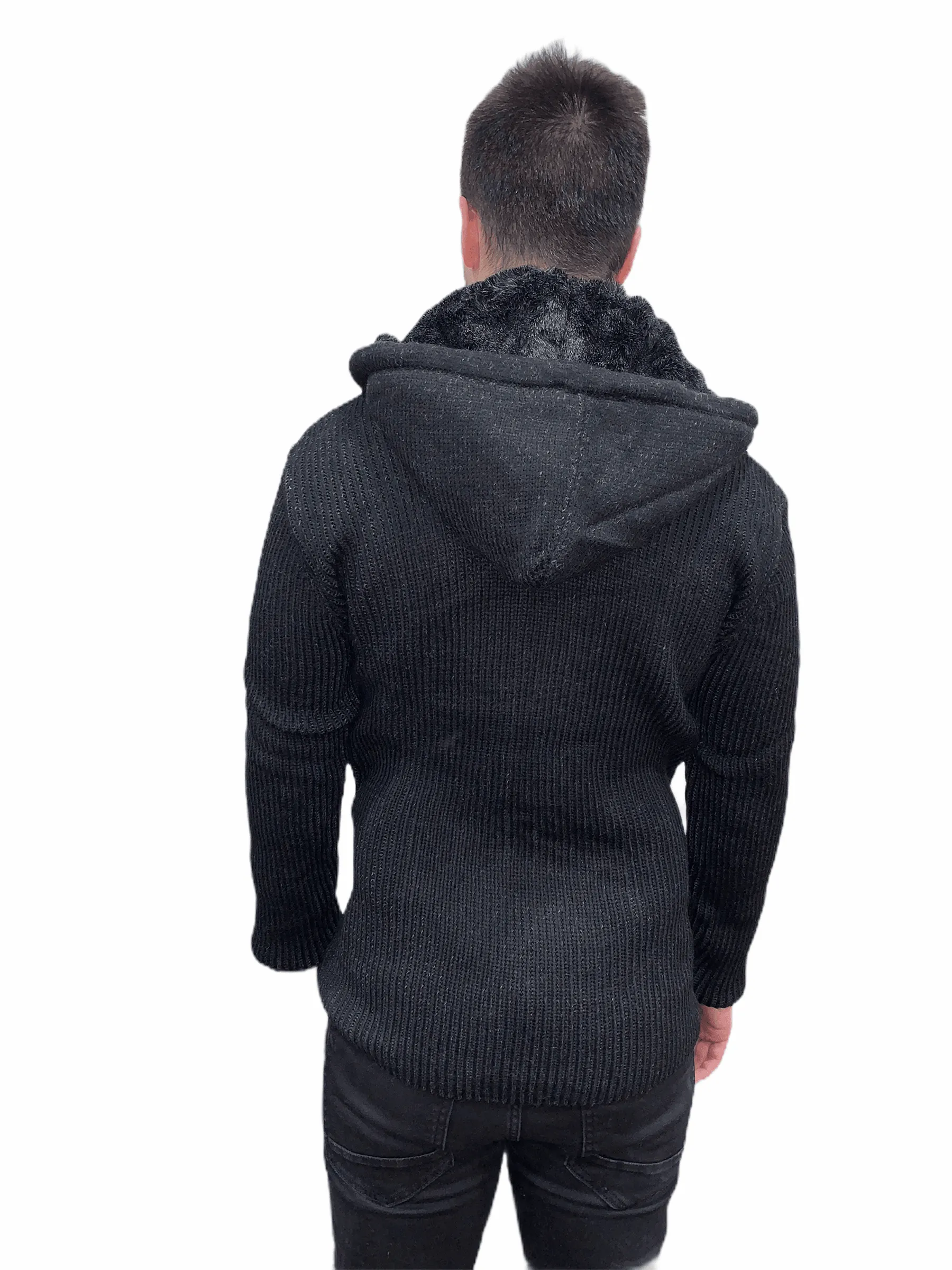 5145  Knitted Hoody Jacket.