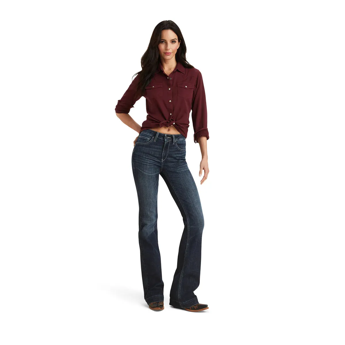 Ariat Womens High Rise Slim Trouser - Ryki Missouri