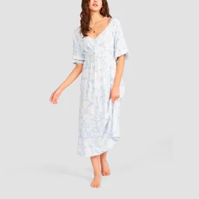 Billabong Salty Sea Maxi Dress Rain Drop - Womens