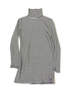 Black and White Striped Turtleneck