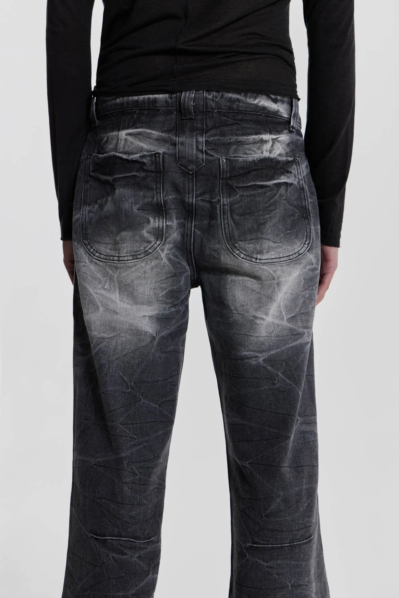 Black Crease Blaze Jeans