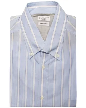 Celeste Stripe Sport Shirt