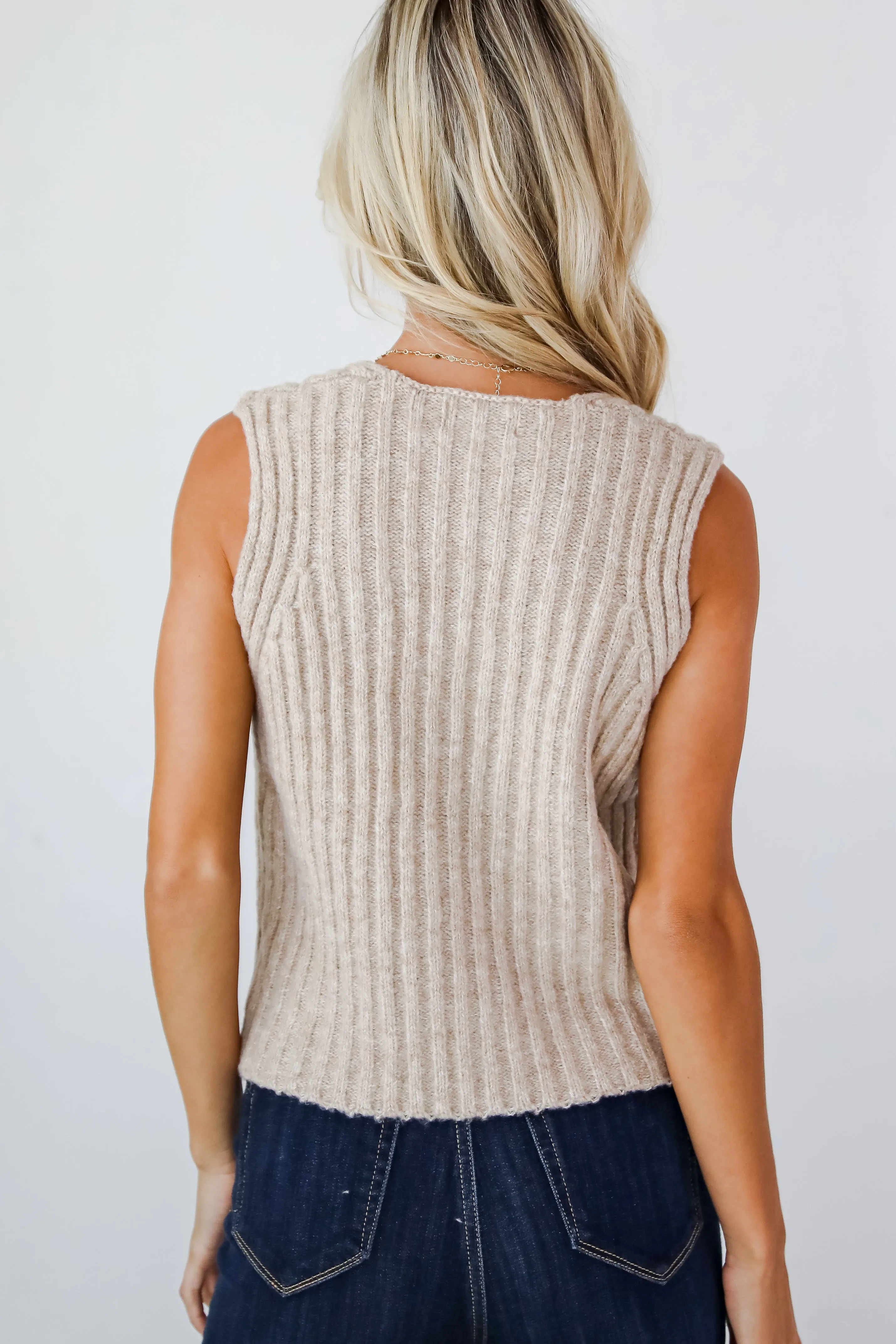 Composed Approach Taupe Sweater Vest