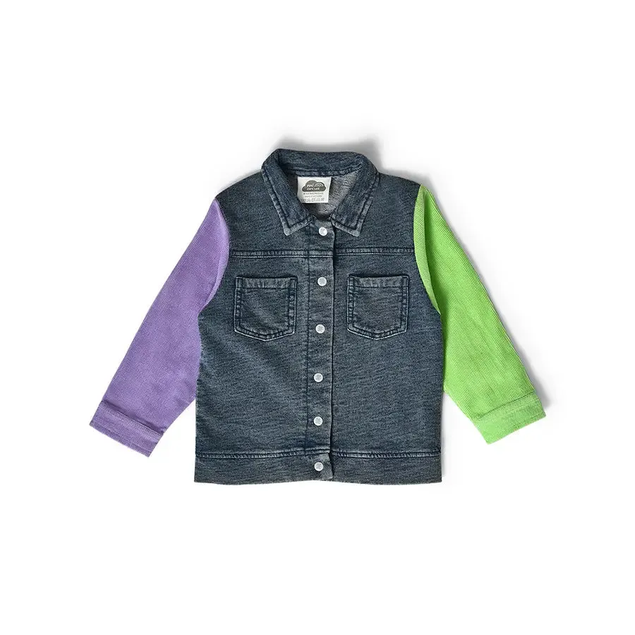 Frosty'z Unisex Knitted Denim Corduroy Jacket