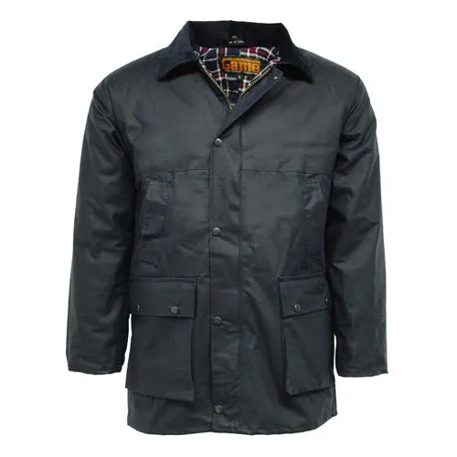 Game Classic Padded Wax Jacket up to 5XL