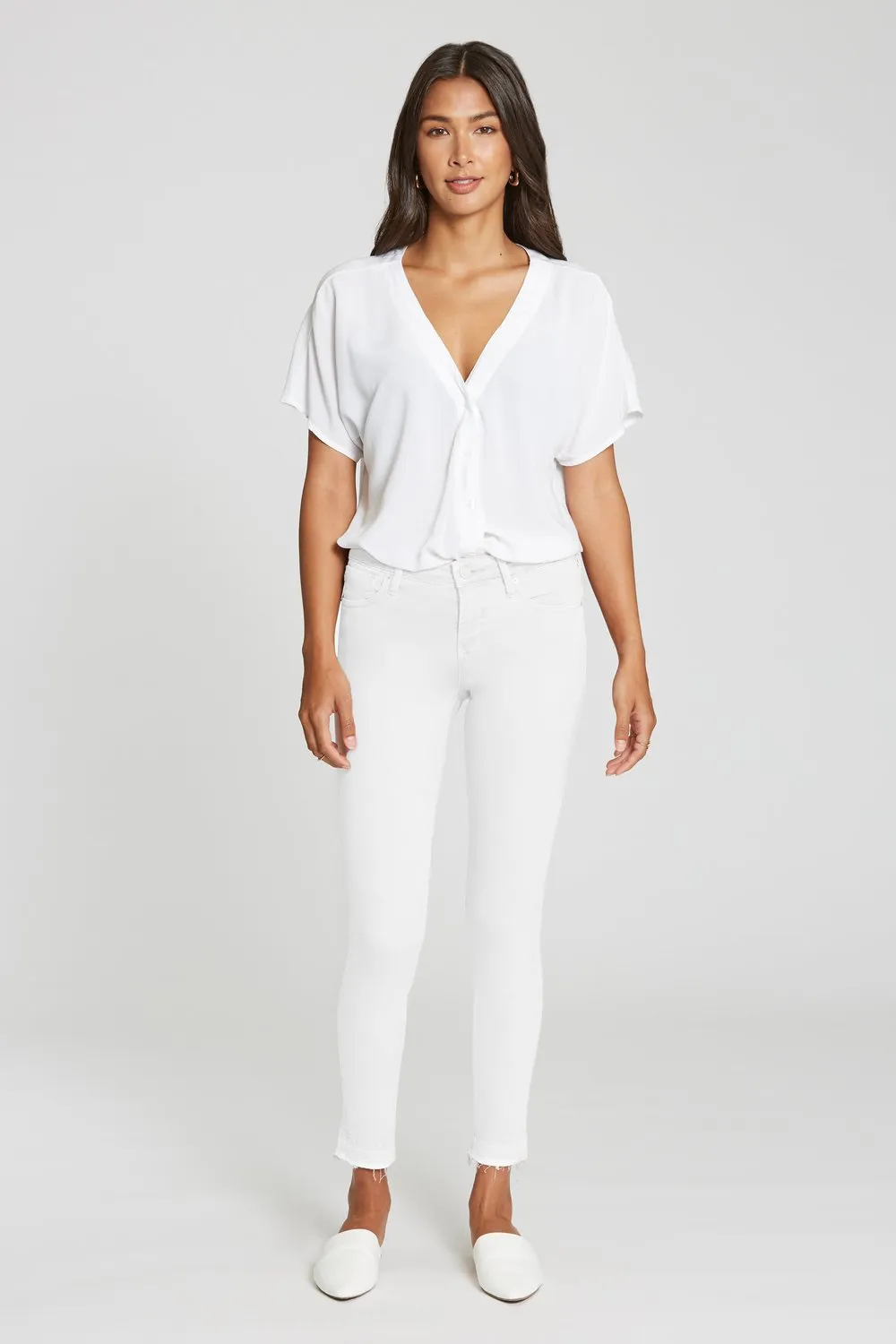 Gisele Optic White Skinny Jean by Dear John Denim