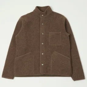 Hartford 'Jason' Knitted Wool Jacket - Nut