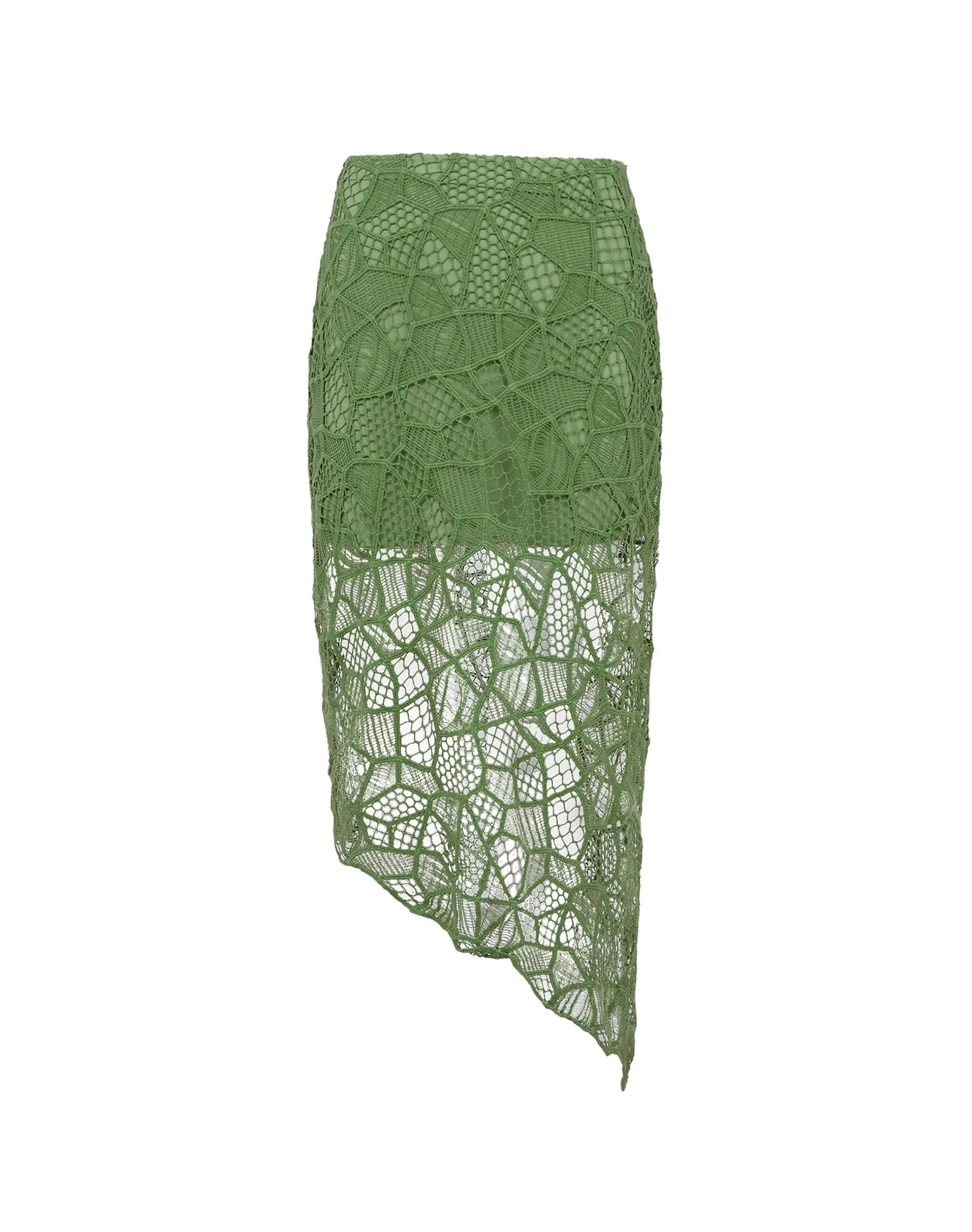 Hollie Midi Skirt - Aloe