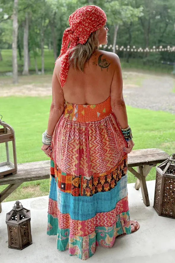 Kantha Sunrise Dress "Raithe" by Jaded Gypsy