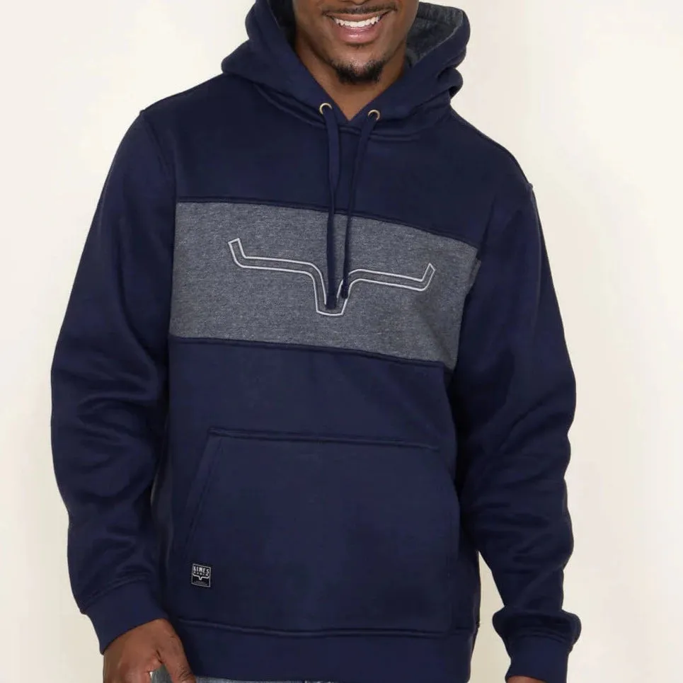 Kimes Ranch Men's Navy Ripon Hood Hoodie