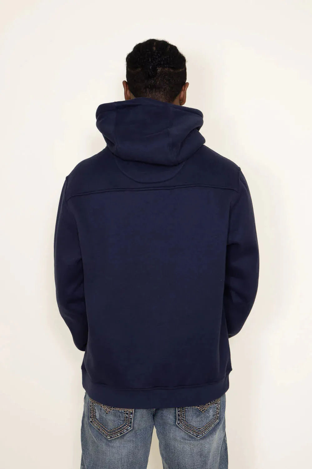 Kimes Ranch Men's Navy Ripon Hood Hoodie