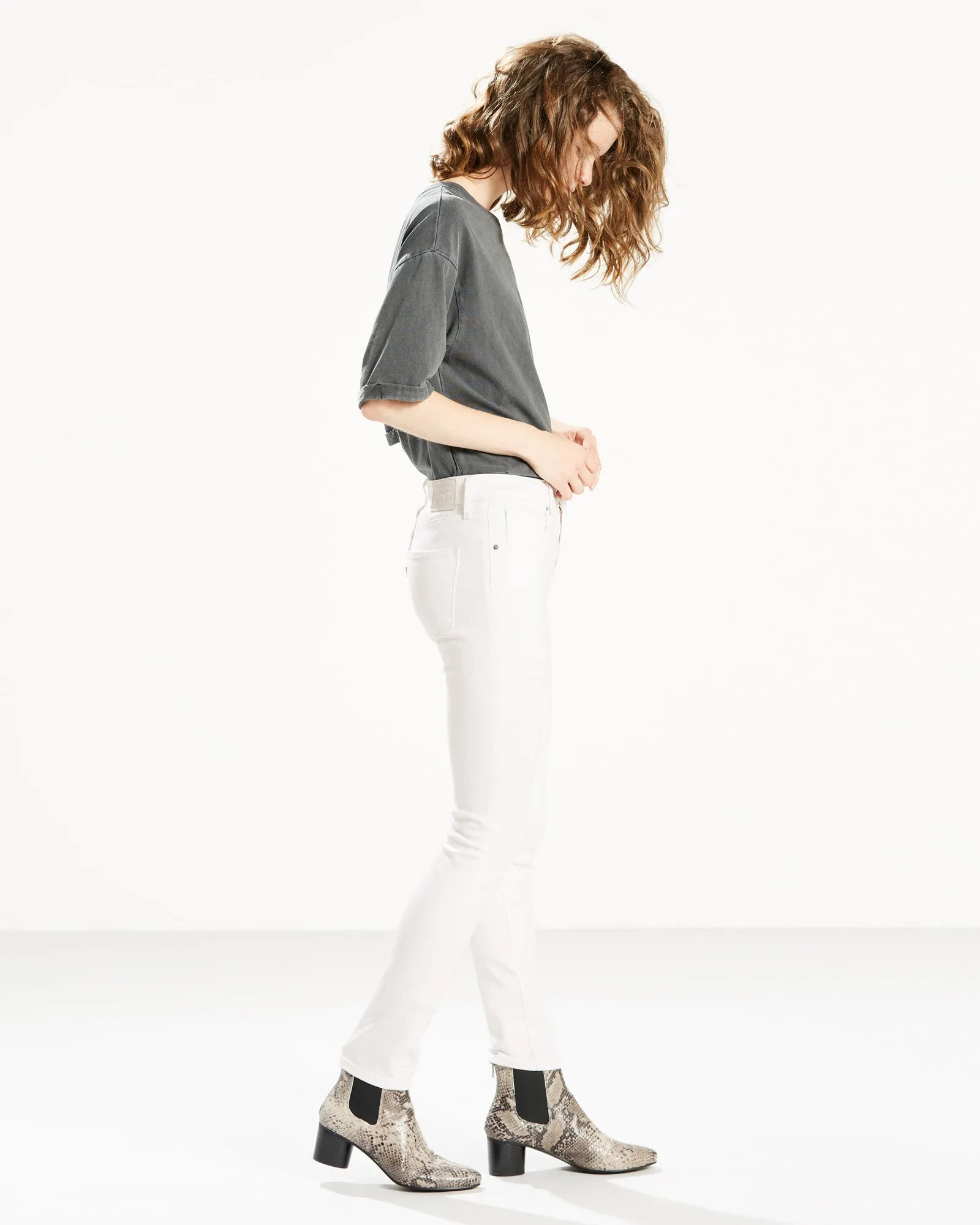 Levi's® Womens 721 High Rise Skinny Jeans - Western White