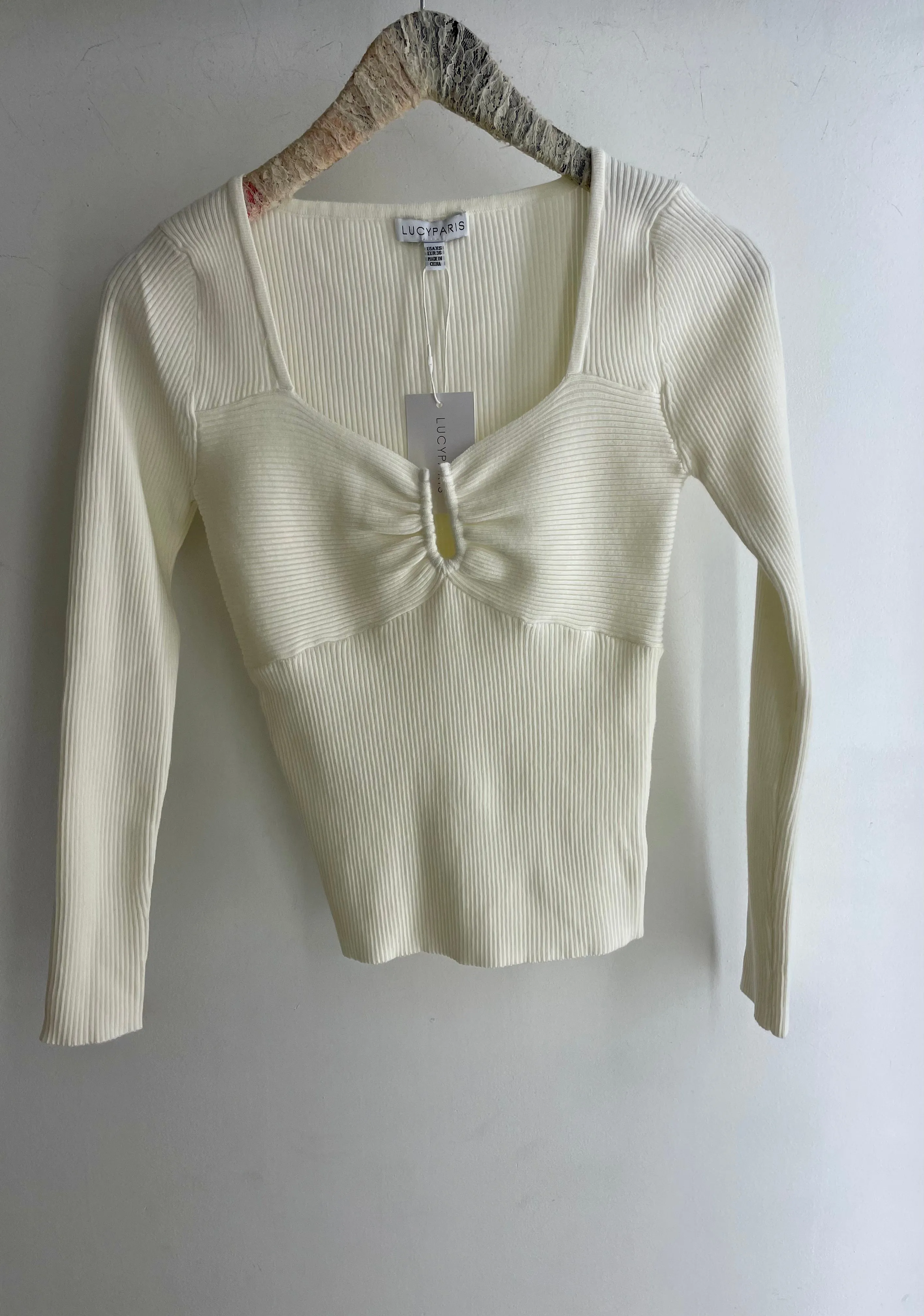 Lucy Paris Frankie Knit Sweater Top