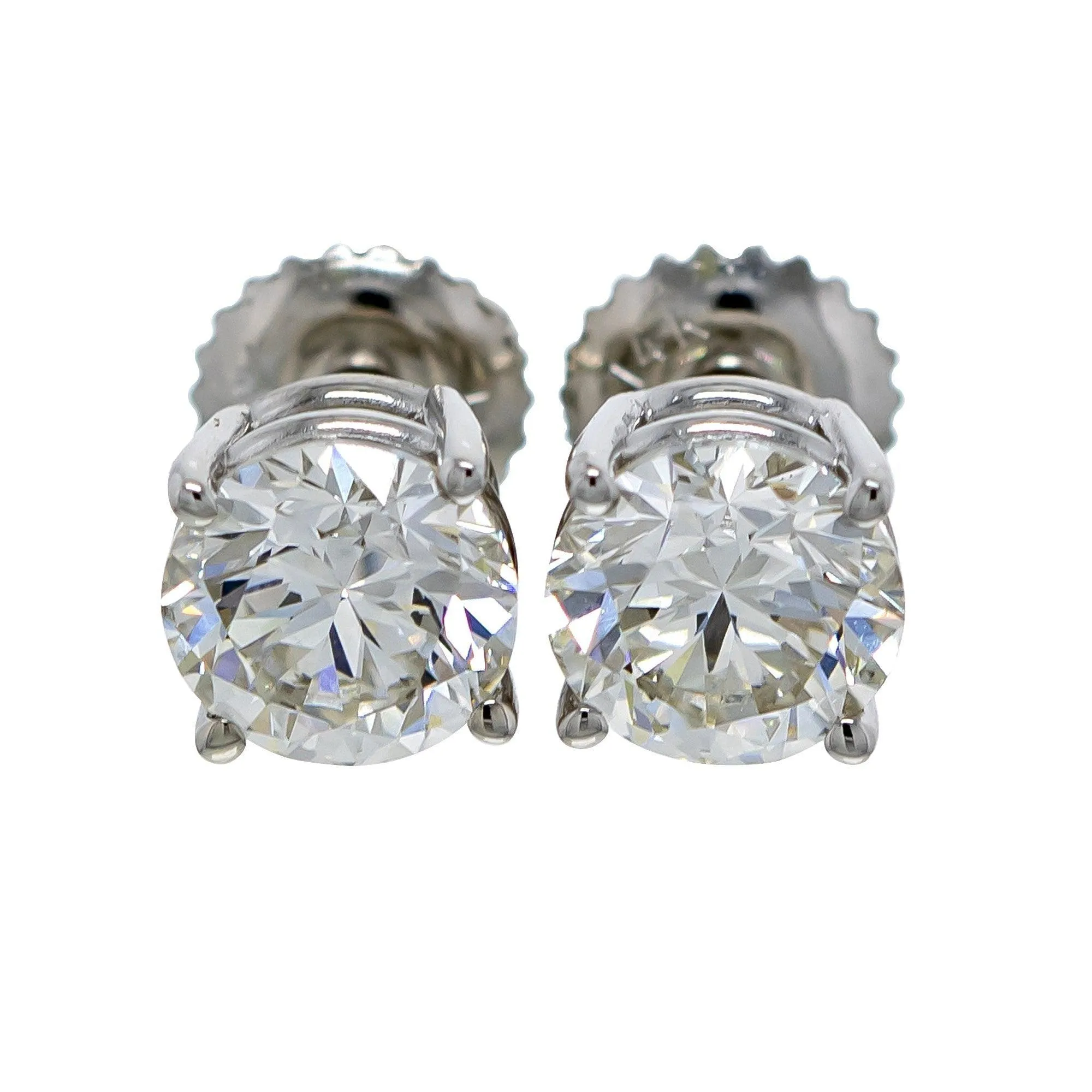 Marilyn Earrings 1 1/2Ctw. Certified