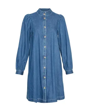 MSCHShayla Shirt Dress Mid Blue