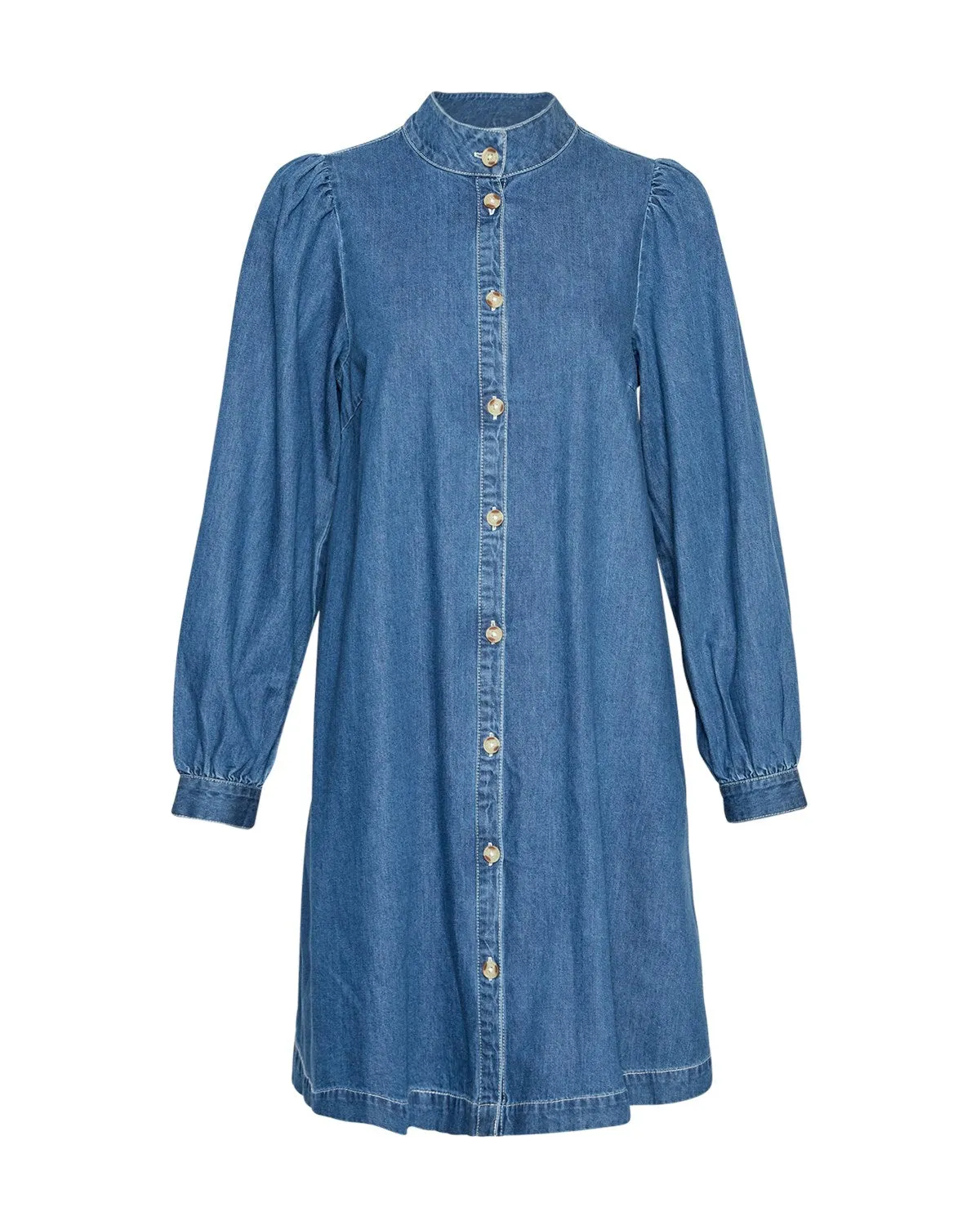 MSCHShayla Shirt Dress Mid Blue