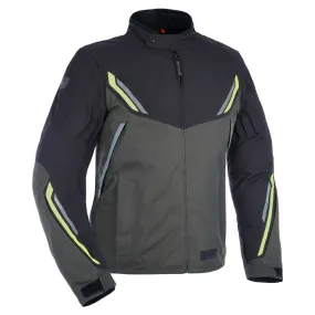 Oxford Hinterland Advanced Men's Motorcycle Jacket Black Gry Fluo