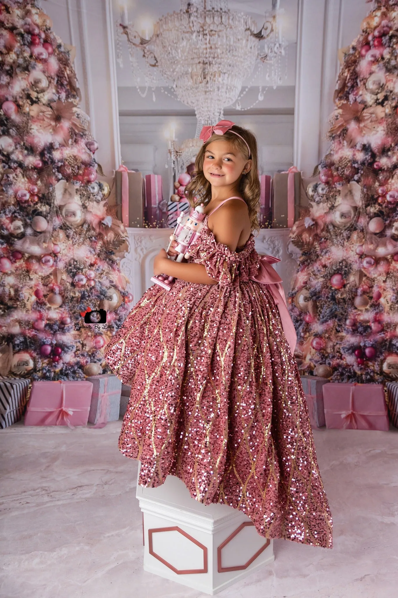 "Nutcracker" - Pink High low Dress  ( 6 Year - Petite 7 Year)