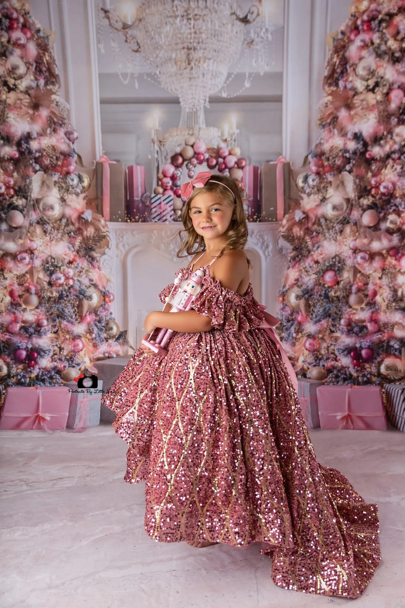 "Nutcracker" - Pink High low Dress  ( 6 Year - Petite 7 Year)