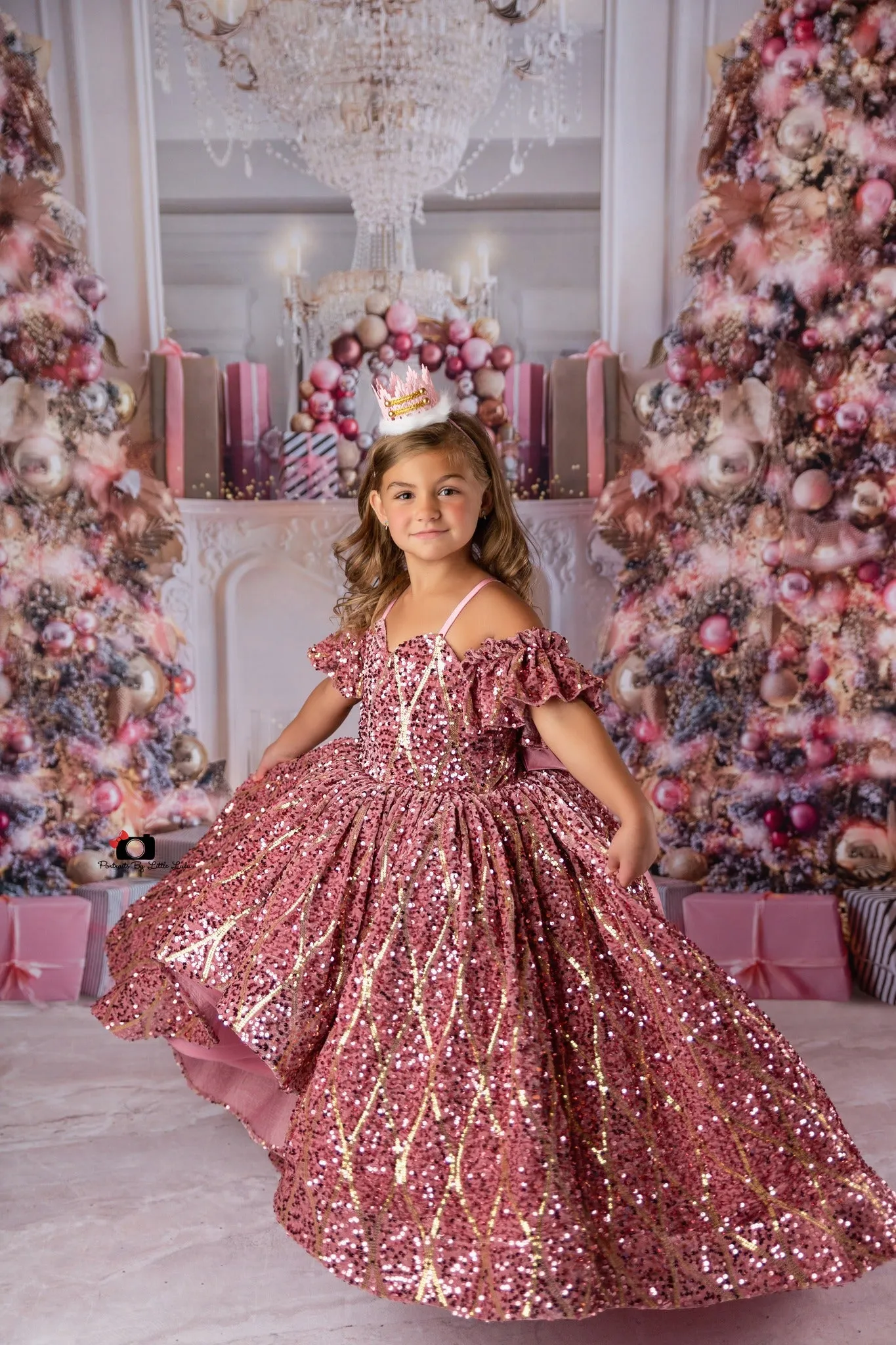 "Nutcracker" - Pink High low Dress  ( 6 Year - Petite 7 Year)