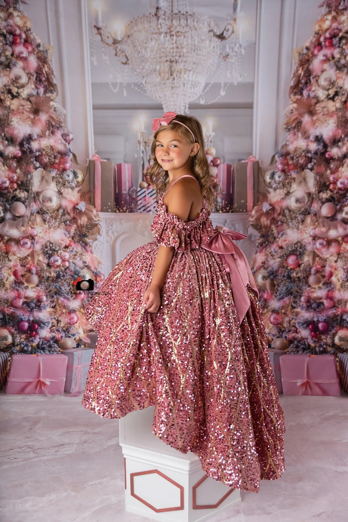 "Nutcracker" - Pink High low Dress  ( 6 Year - Petite 7 Year)