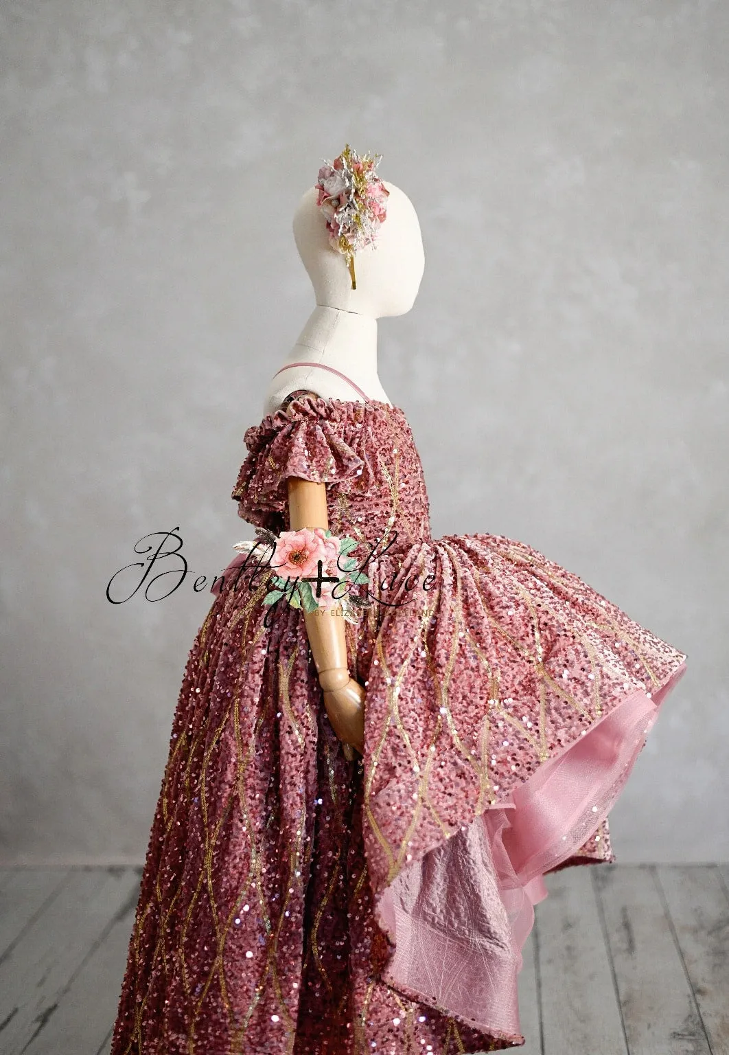 "Nutcracker" - Pink High low Dress  ( 6 Year - Petite 7 Year)