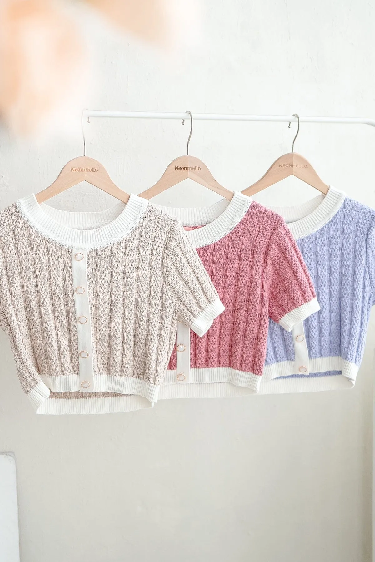 RESTOCKED** MEA KNIT TOP IN OAT