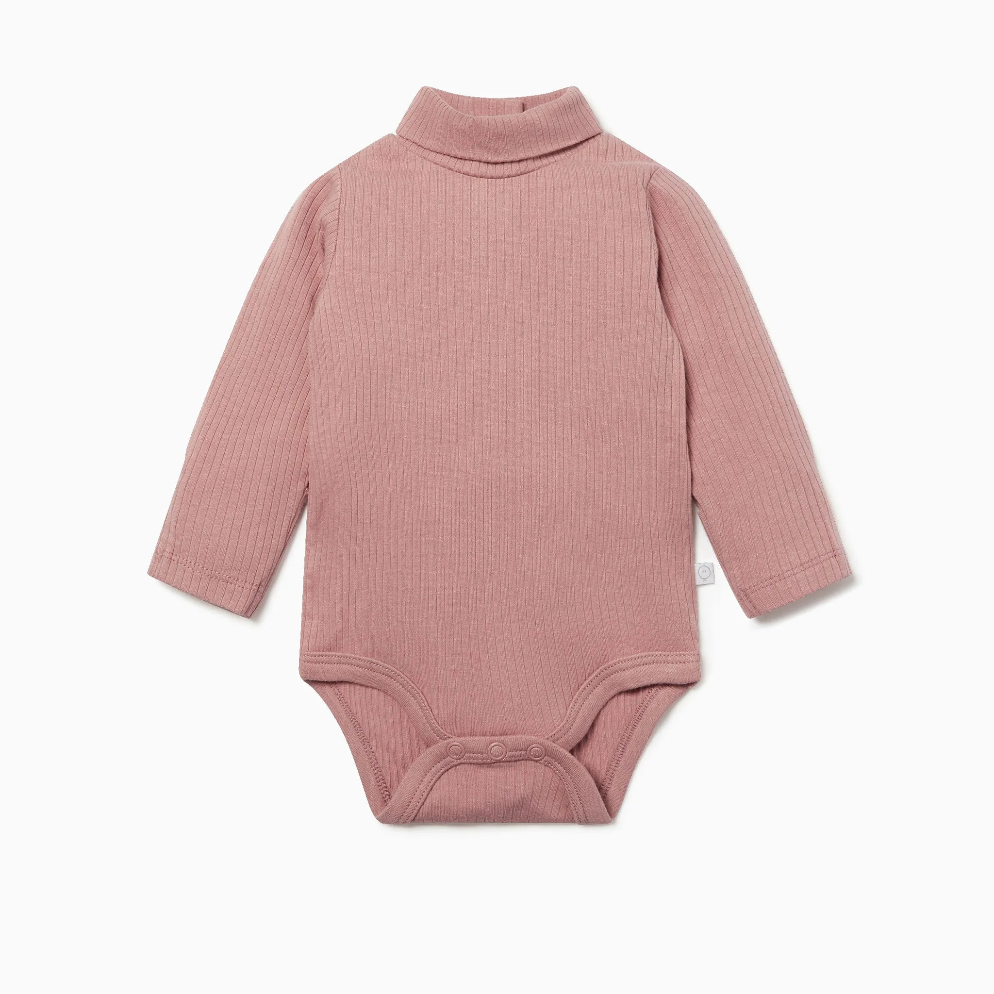 Ribbed Turtleneck Bodysuit