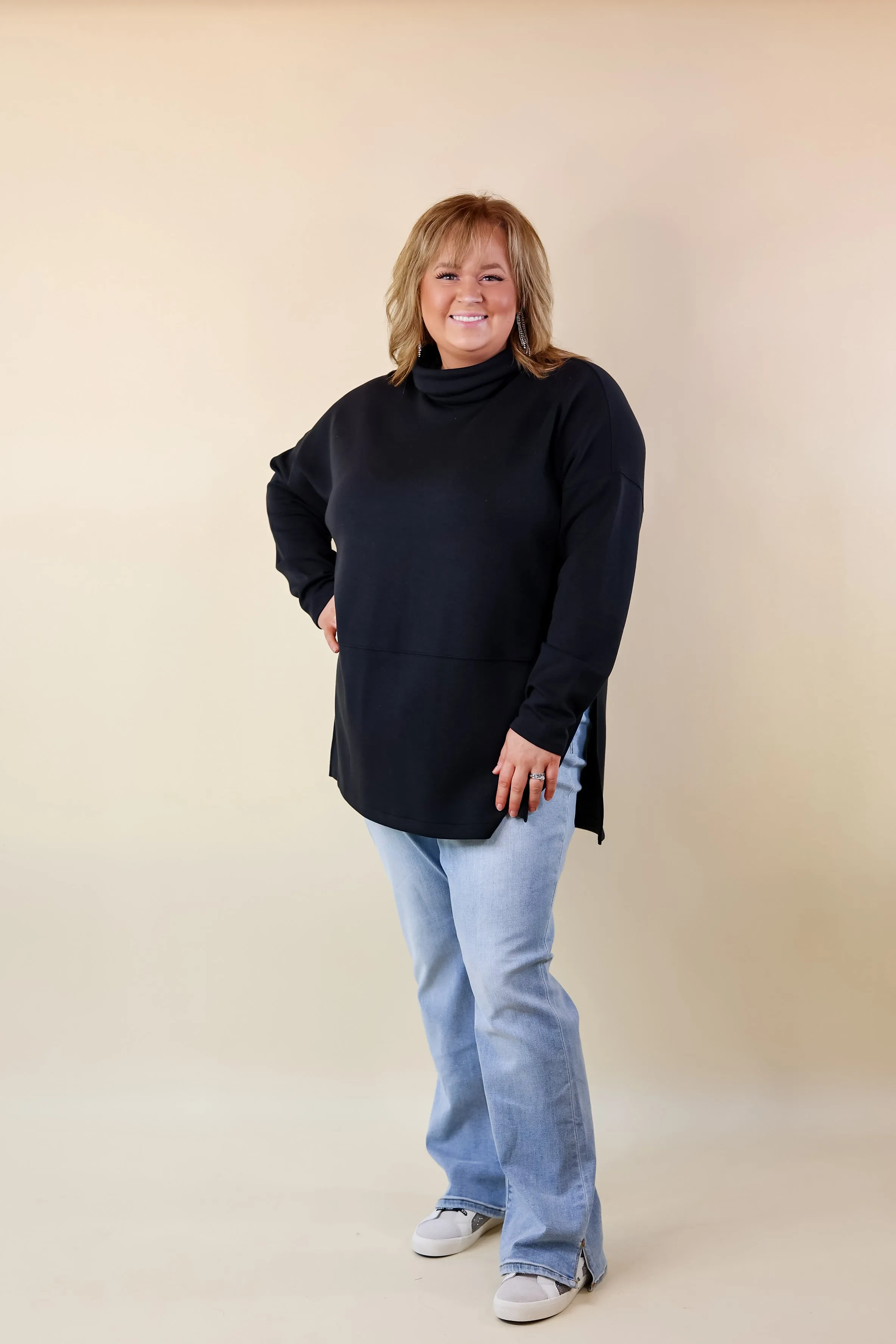 SPANX | AirEssentials Turtleneck Tunic in Black