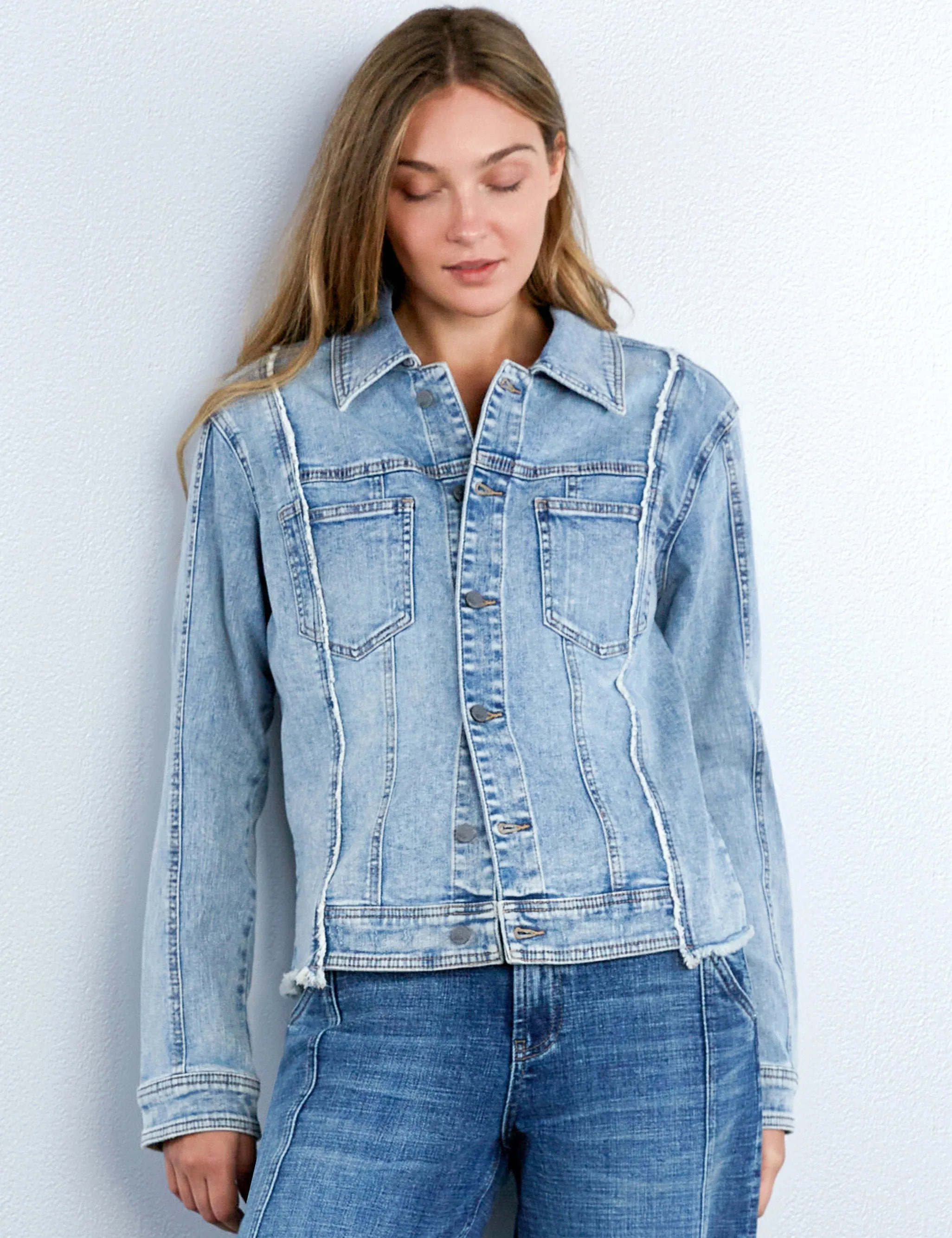 Split Denim Jacket