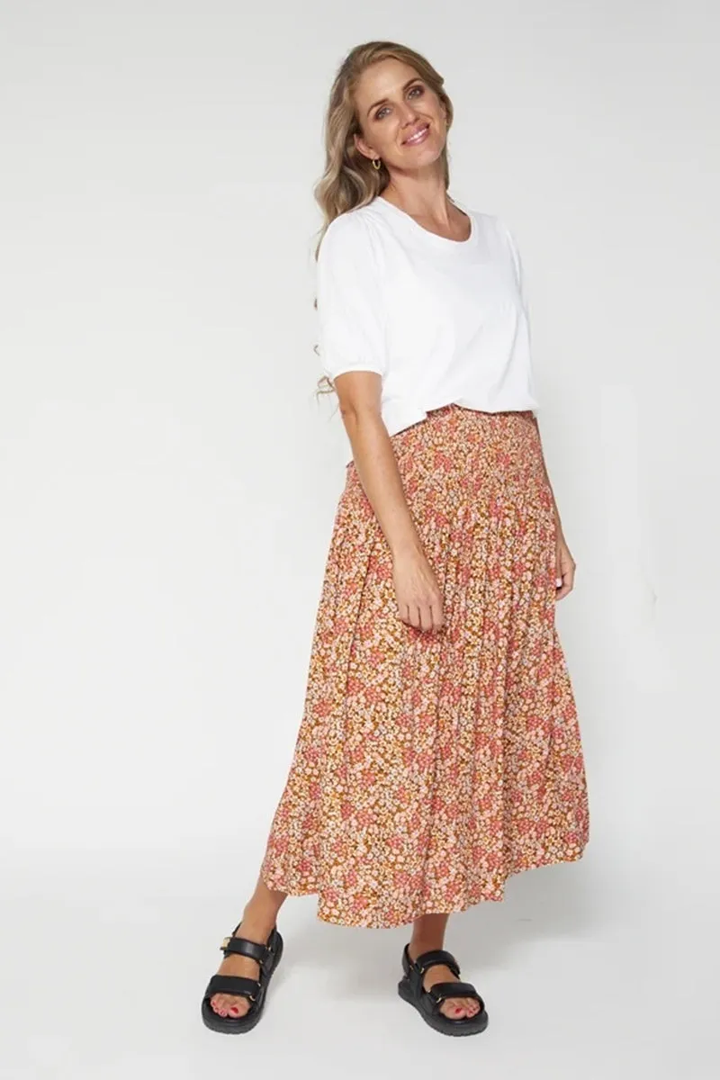 Stella   Gemma - Briar Skirt - Boho Ditsy Floral