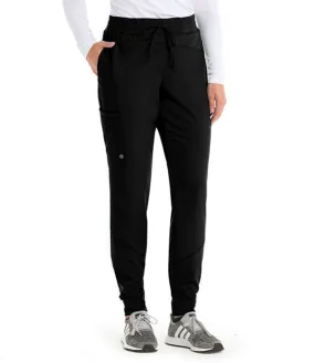 SVH - Lab Techs & Phlebs - BOP513 Black Ladies 3 Pocket Cargo Jogger