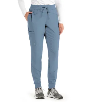 SVH - Lab Techs & Phlebs - BOP513 Ciel Blue Ladies 3 Pocket Cargo Jogger