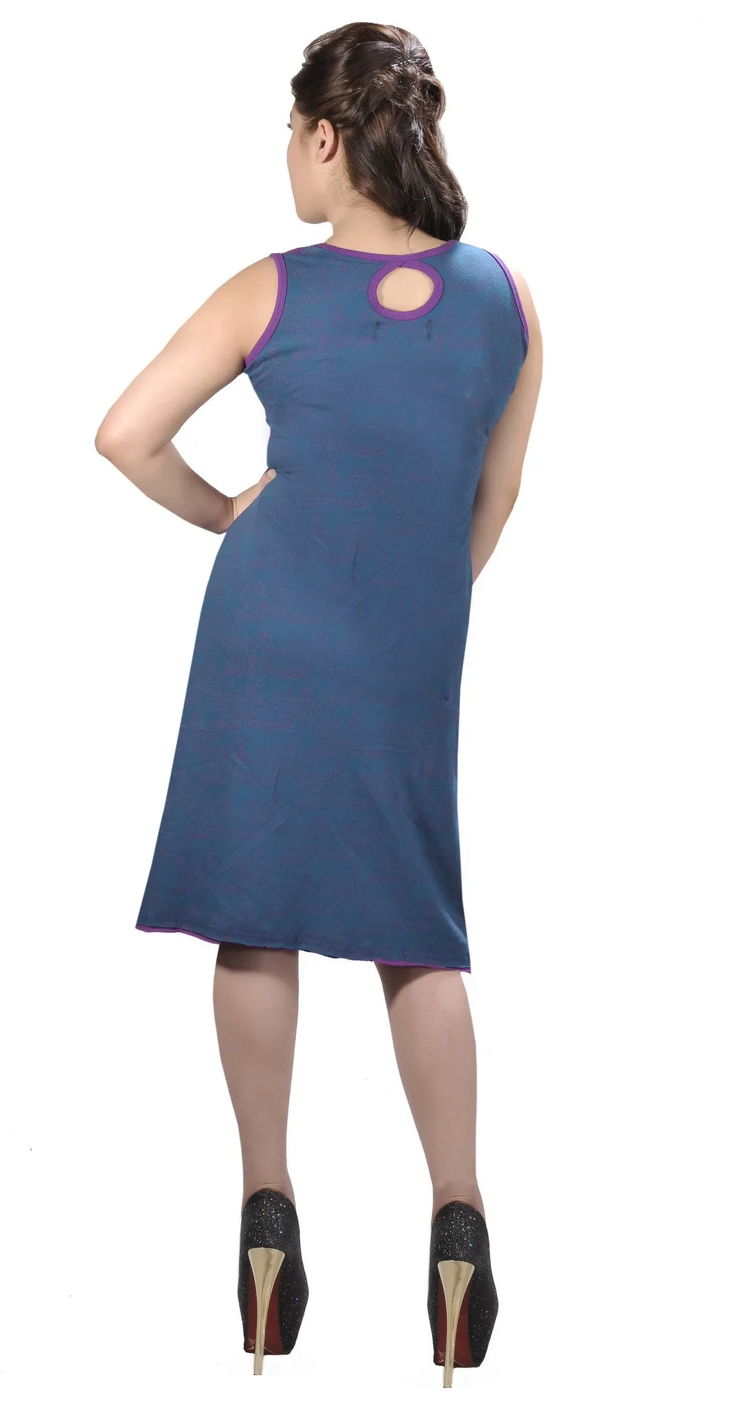 TATTOPANI-women-sleeveless-dress-with-embroidery-work-peepal