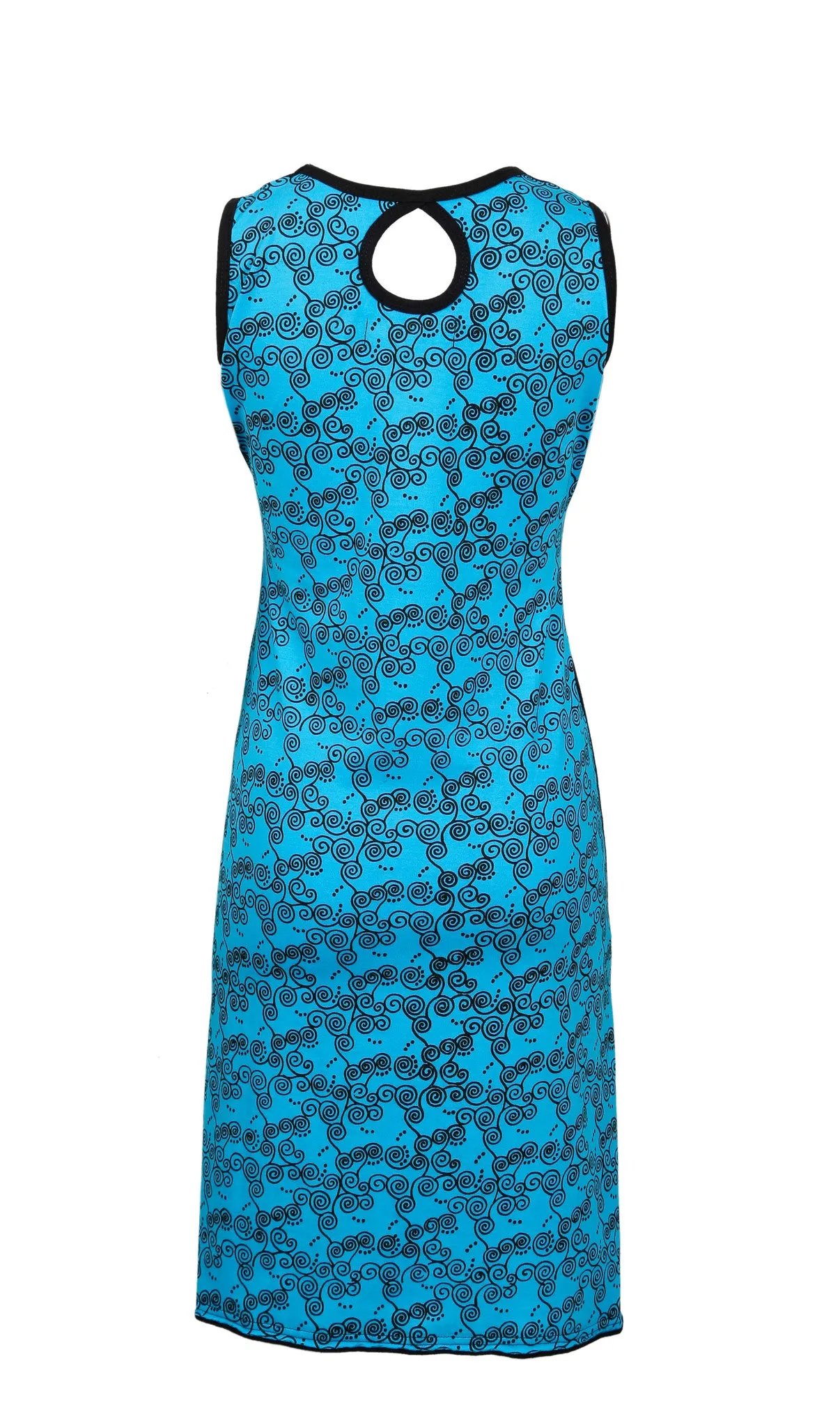 TATTOPANI-women-sleeveless-dress-with-embroidery-work-peepal