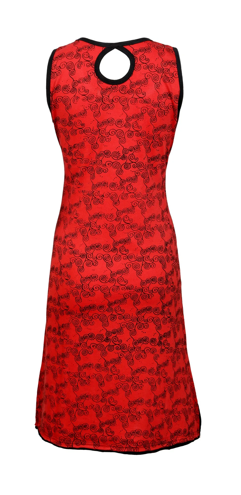 TATTOPANI-women-sleeveless-dress-with-embroidery-work-peepal