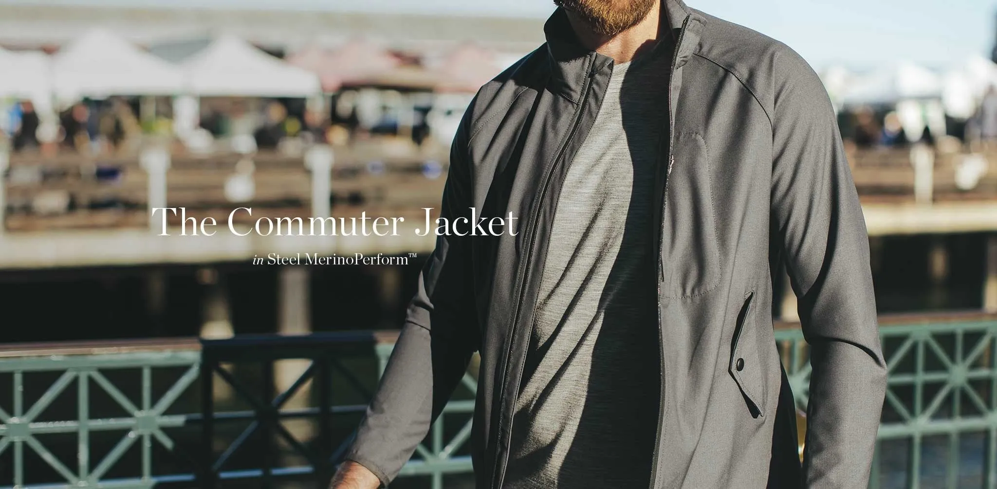 The Alvar Jacket in Steel