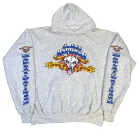 Vintage Harley-Davidson "Ride To Live" Pullover Hooded Sweatshirt