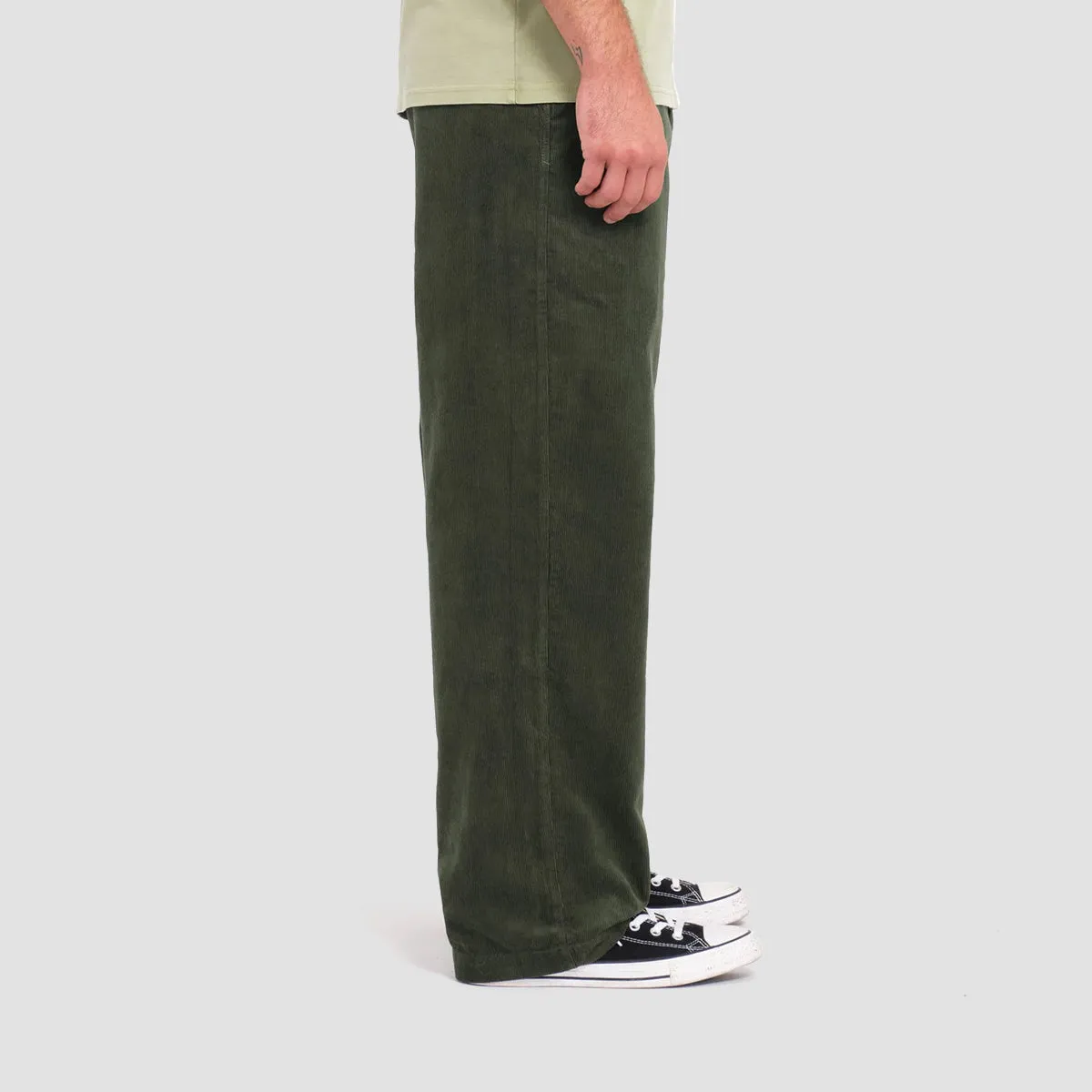 Volcom Frickin Loose Tapered Cord Pants Squadron Green