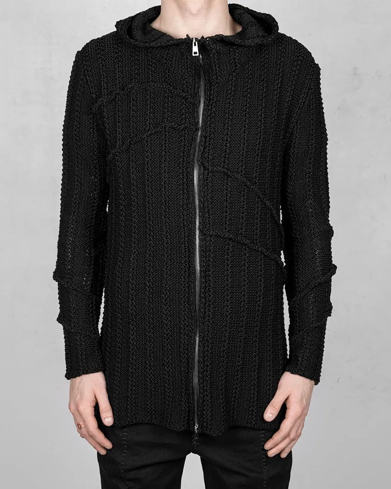 Wizkid knitted jacket regular fit black