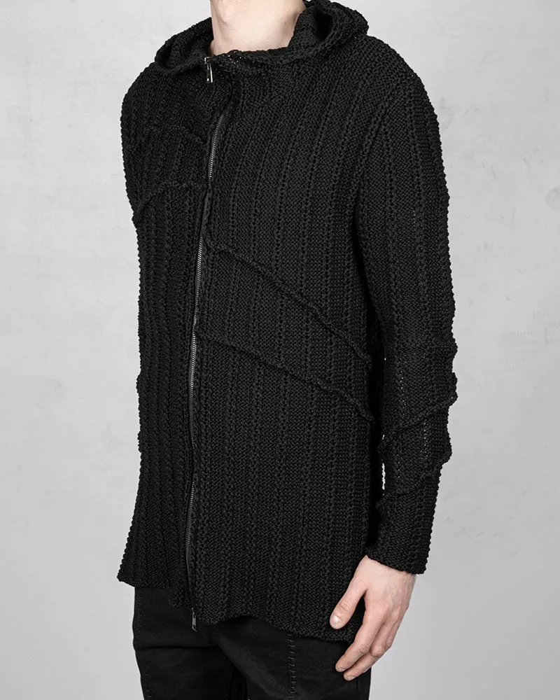 Wizkid knitted jacket regular fit black