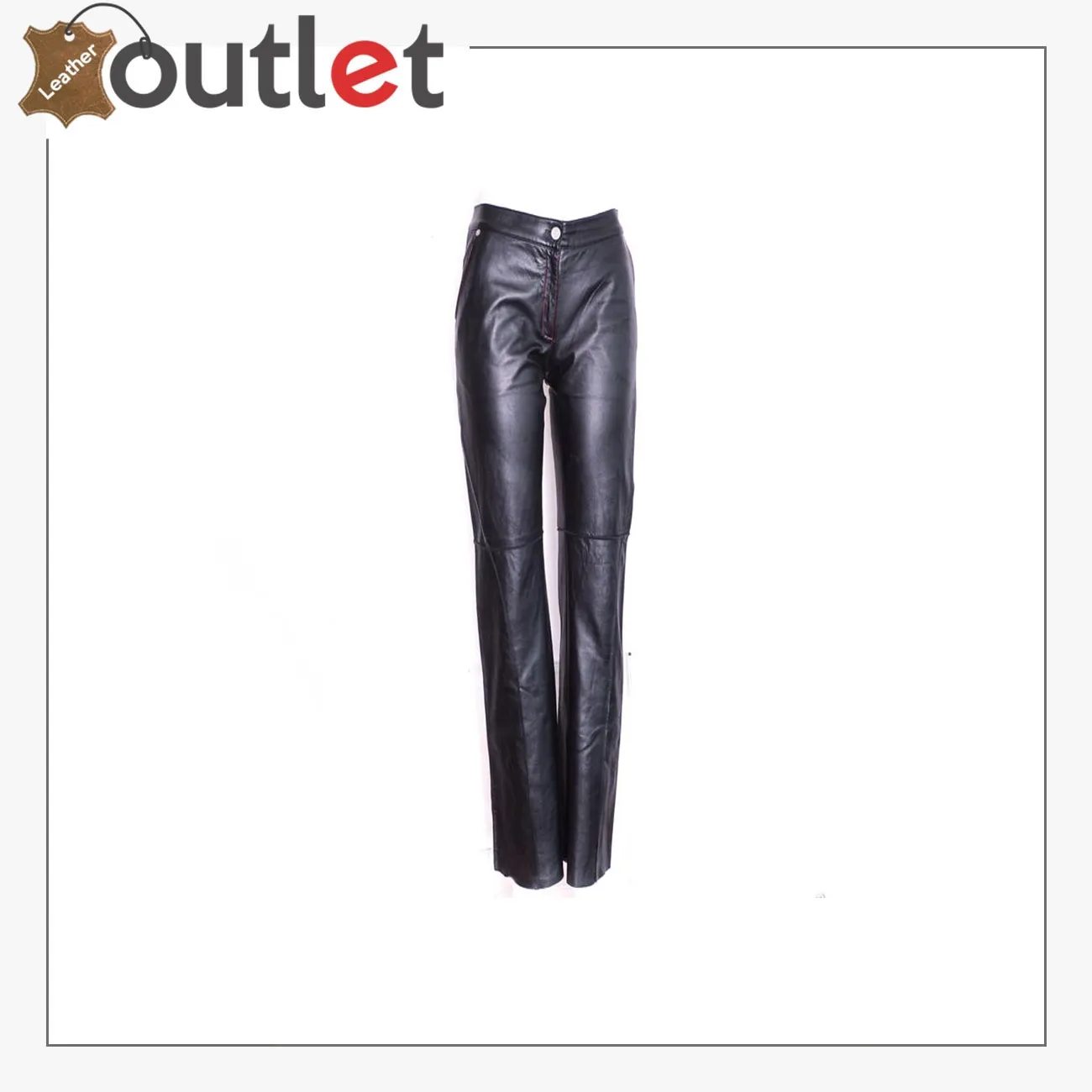 Womens Genuine Leather Pants