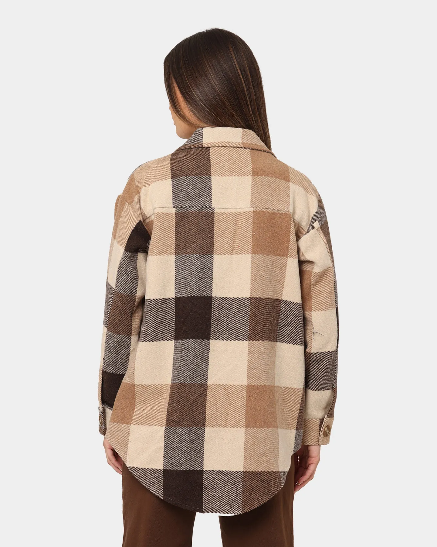 XXIII Women's Roza Flannel Shacket Brown